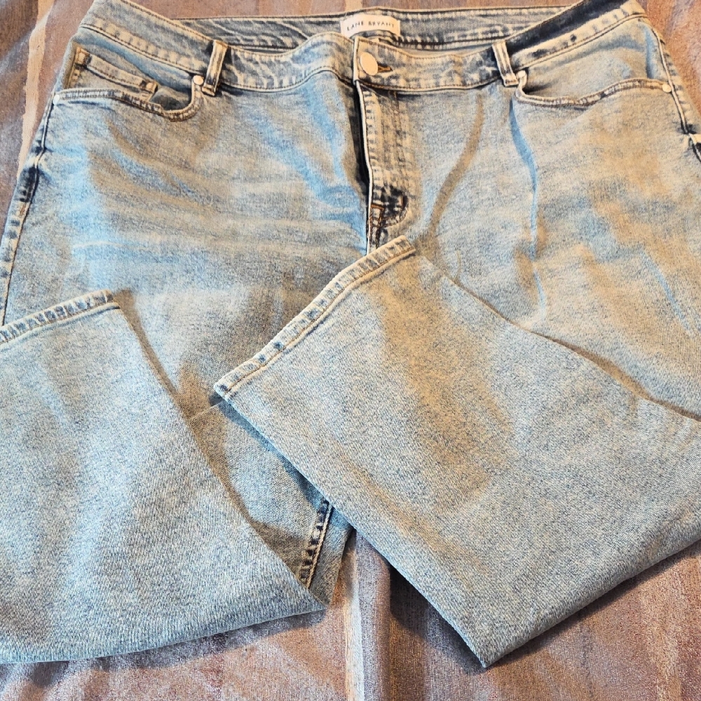 Lane Bryant Light Blue Ankle Jeans